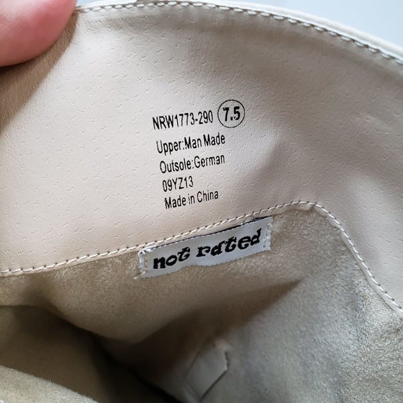 Not Rated Western Riding Boots Studded Equestrian Knee High Boot Womens Size 7.5 - Picture 8 of 9